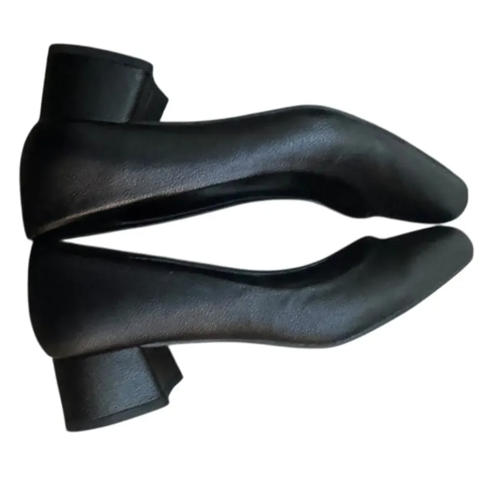 H By HALSTON DejaVu Black Dress Heeled Shoe SZ 7